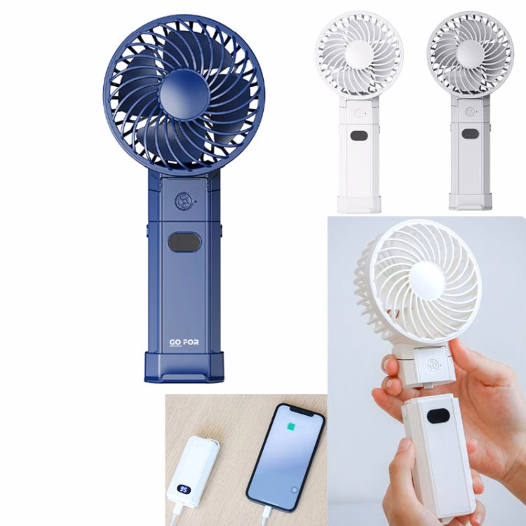 Rechargeable Personal Hand Fan With Charger