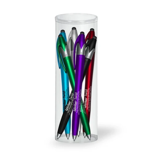iWriter Twist Stylus & Pen Combo - 6 Pack Tube Set 1