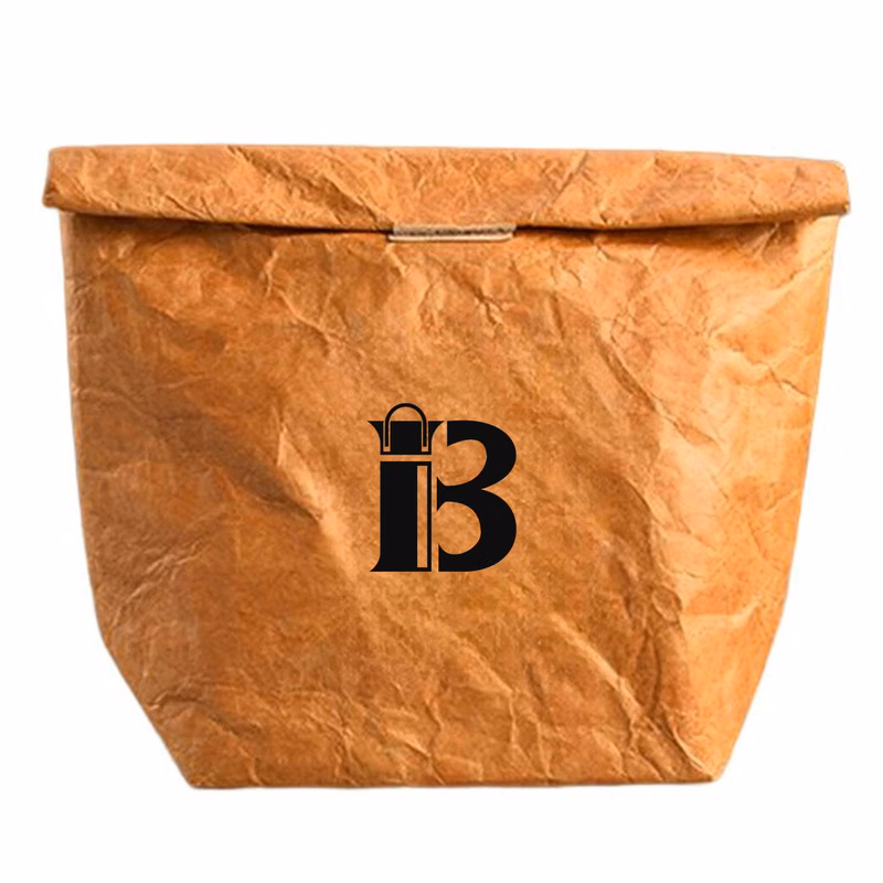 Waterproof Brown Portable Thermal Insulated Tyvek Paper Bags