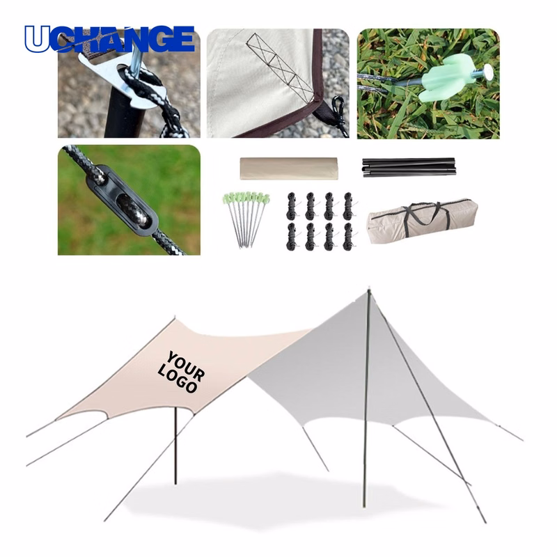 Blackout Polyester Tarp with Silver Coating for Outdoor Use
