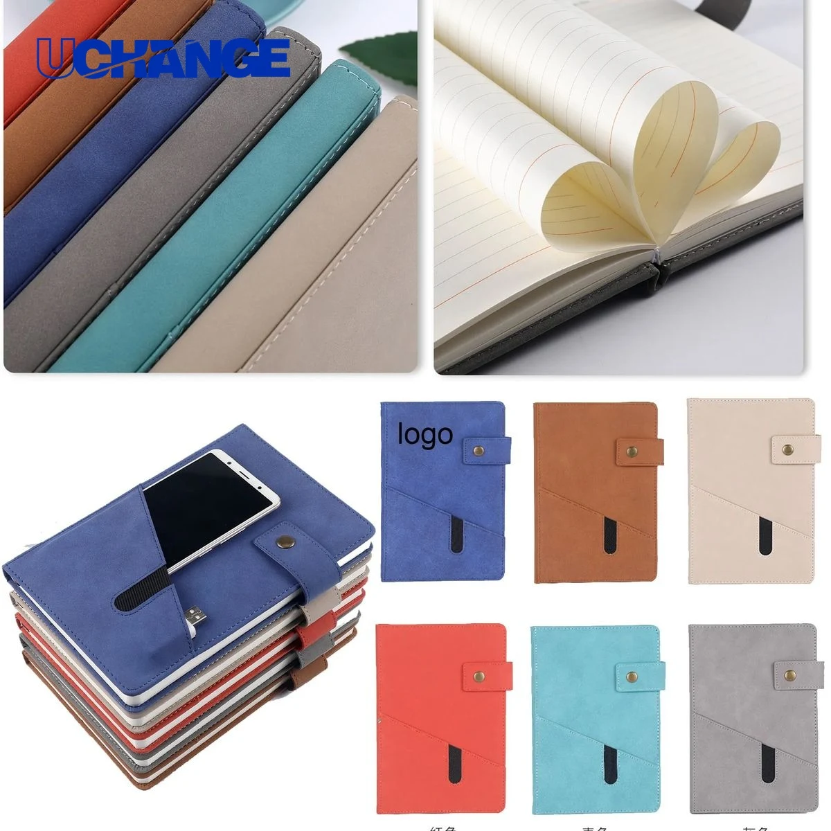 A5 Interlayer Leather Notebook Journal 1