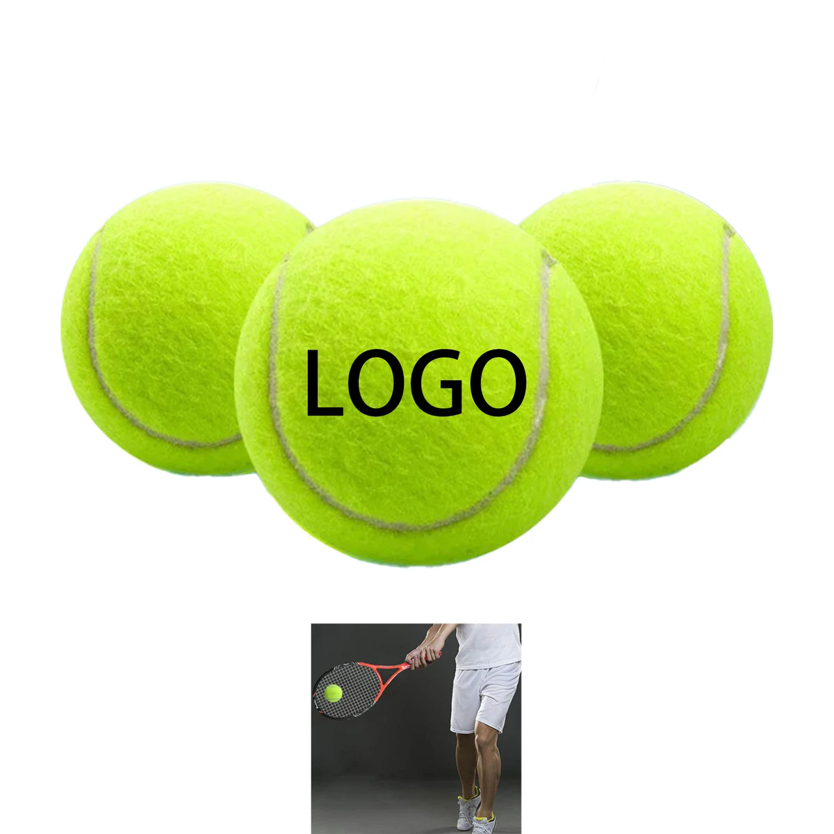 Beginner High-Bounce Durable Practice Tennis 1