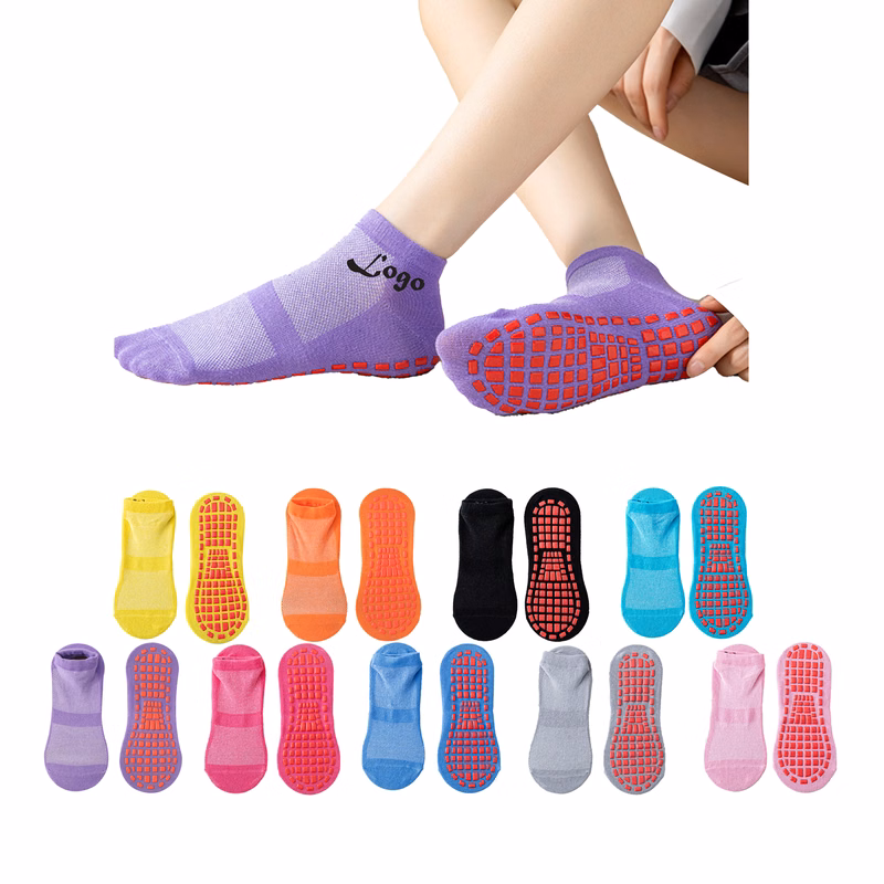 Customizable Cotton Anti-Slip Socks