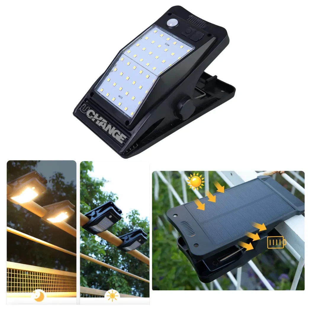 Solar Clip-On LED Security Light with Motion Sensor 1