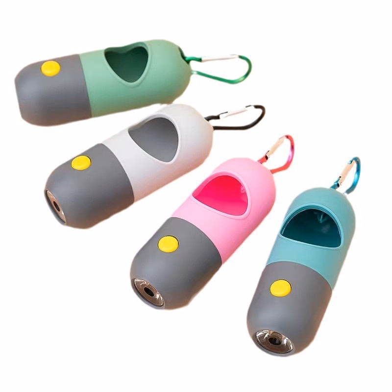 LED Flashlight Dog Waste Bag Holder