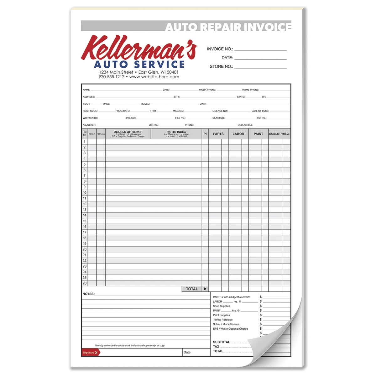 Scratch Pad / Notepad - 100 Sheets - 5.5x8.5 1