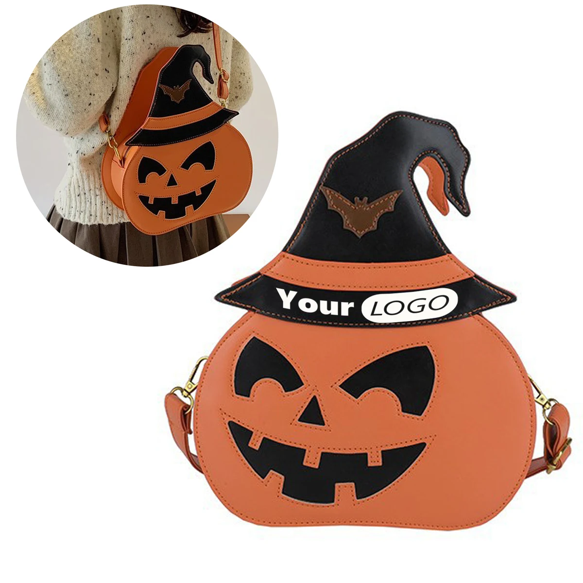 Halloween Pumpkin Crossbody Bag 1