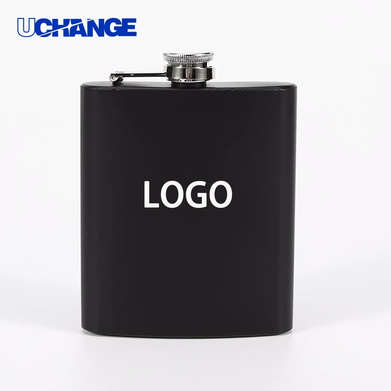 Stainless Steel Matte Whiskey Decanter Container