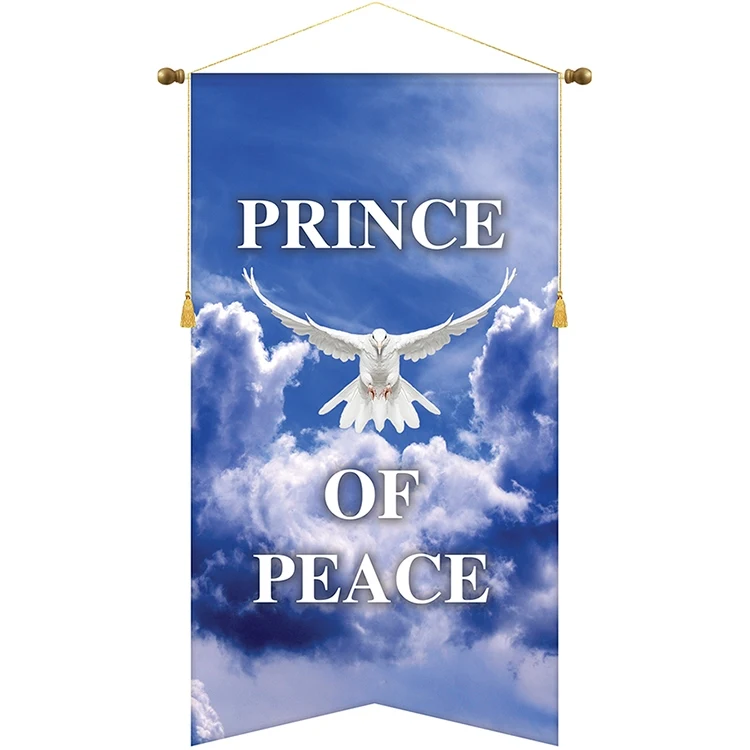 30" x 54" Podium Banner, Angle Cut / No Fringe 1