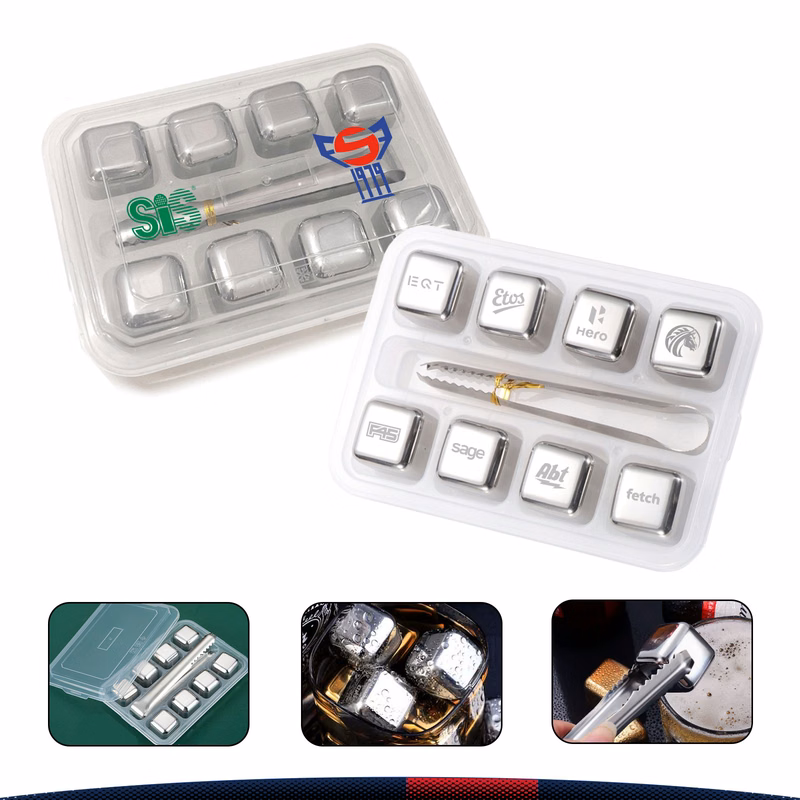 Luxury Stainless Steel Ice Cubes