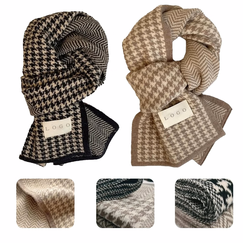 Plaid Double-sided Scarf
