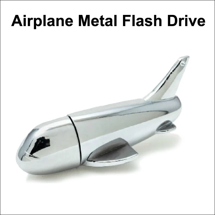 Airplane Metal Flash Drive - 1 GB Memory 1