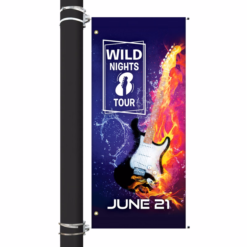 54" x 24" Custom Polyester Avenue Banner