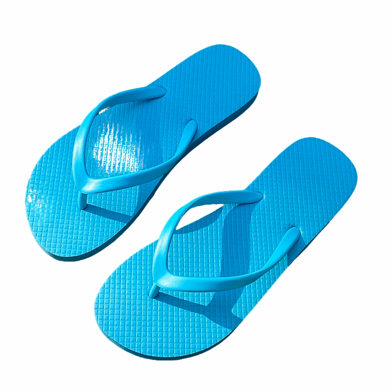 Full Color Beach Sandal With Textured Sole 11.5" x 4"