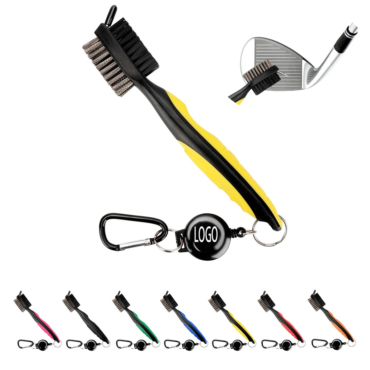 Multifunctional Golf Club Brush 1