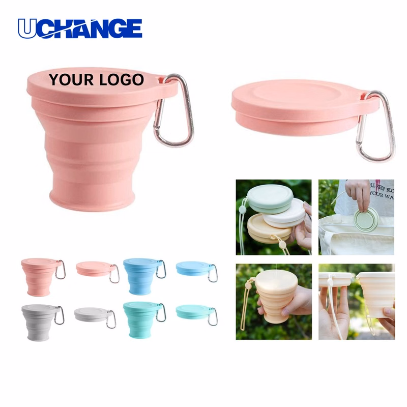 Silicone Collapsible Mug Drinkware 3.1" x 2.8"