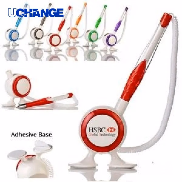 Desk Counter Ballpoint Pen Base-Mounted Office Pen