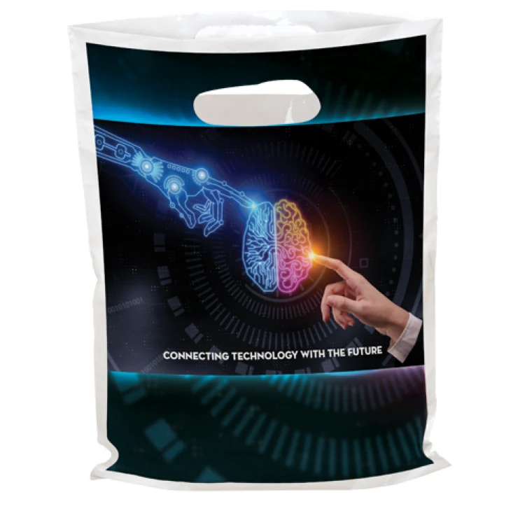 Digital Full Color 2-Sided Plastic Bag (7.5" x 9") 1