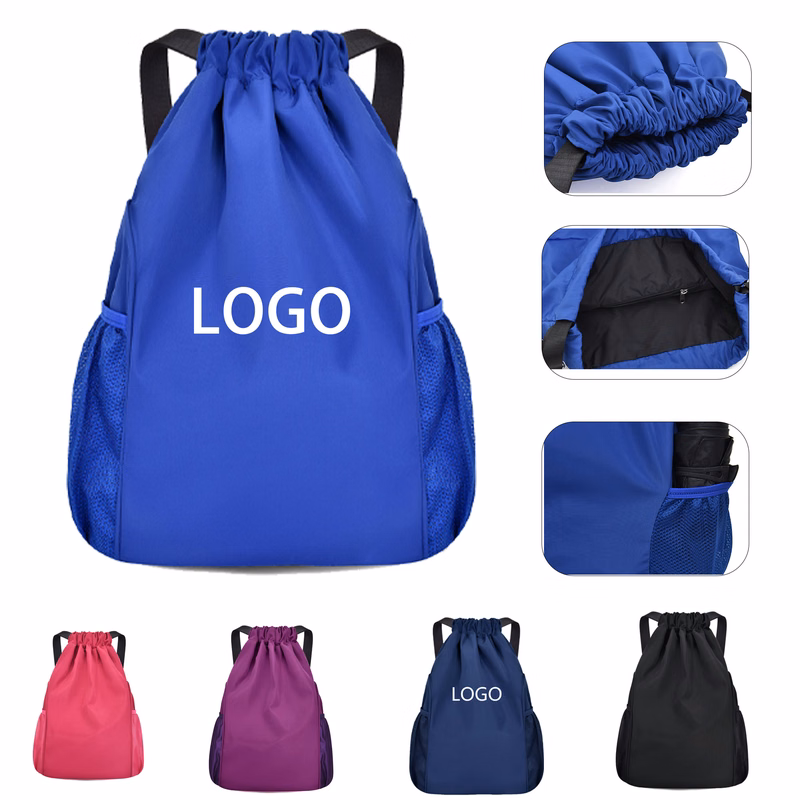 Capacity Outdoor Sports Drawstring Backpack