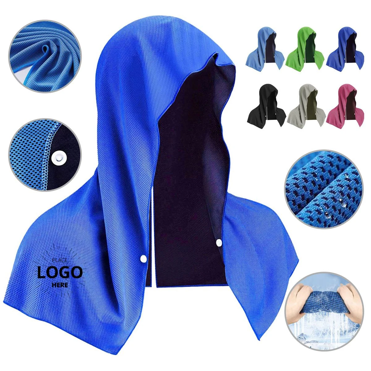 Sport Cooling Hoodie Towel for Outdoor Activities 1