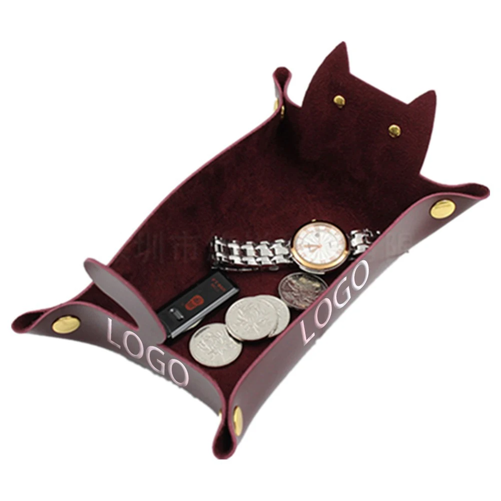 Leather Organizer Jewelry Box Storage Bag 1