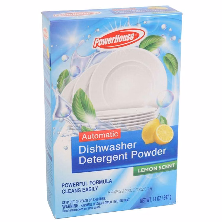 Dishwasher Detergent Powder Lemon