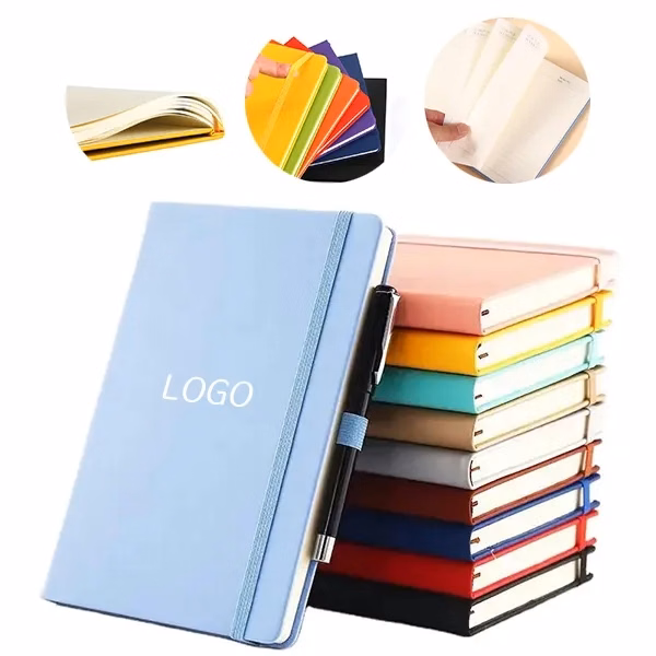 Colorful A5 Business Notebook with Pen Loop