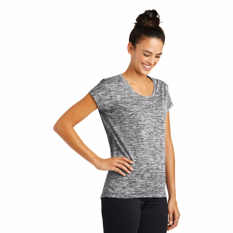 Sport-Tek Women's PosiCharge Electric Heather Sporty Tee.