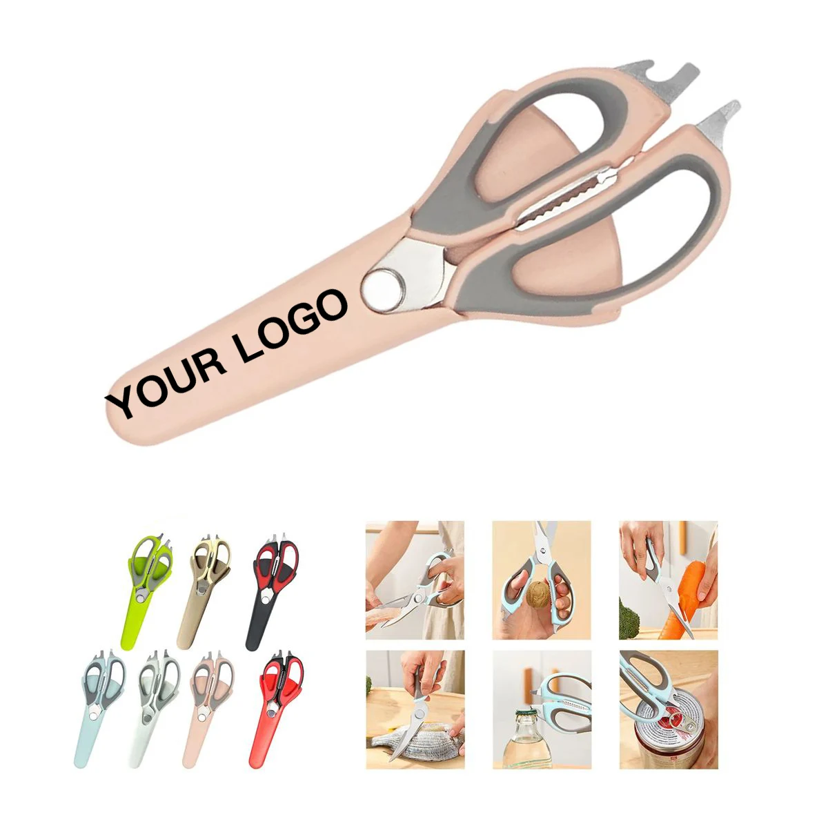 All Purpose Kitchen Scissors with Ergonomic Grip 1