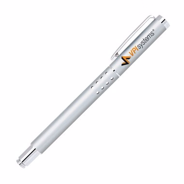 Satin Chrome Brass Roller Ball Pen