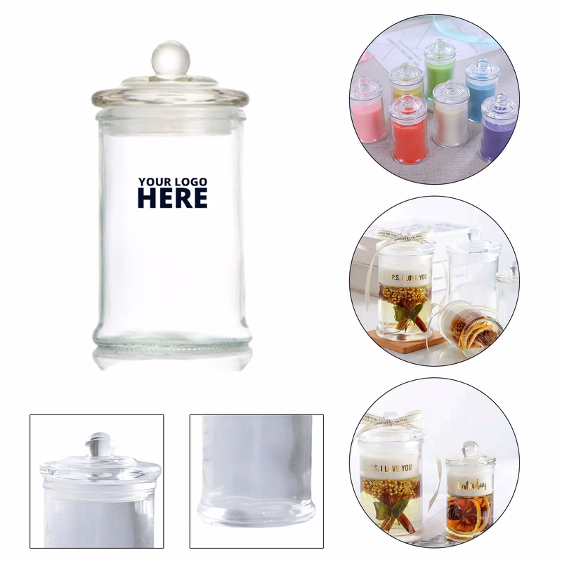 5oz Votive Glass Candle Holders With Lid