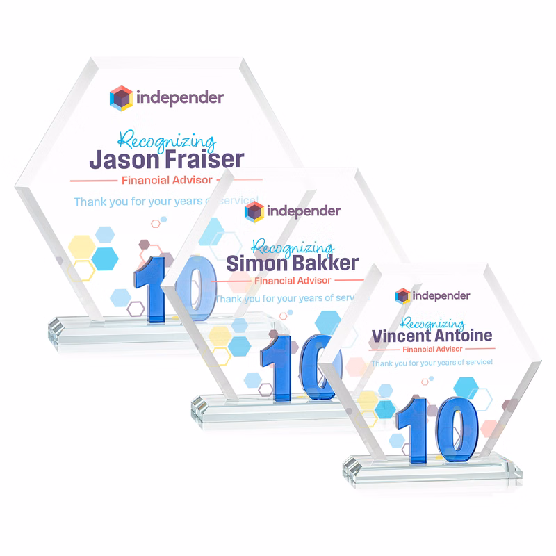 Riviera Anniversary VividPrint™ Award No 10 - Blue