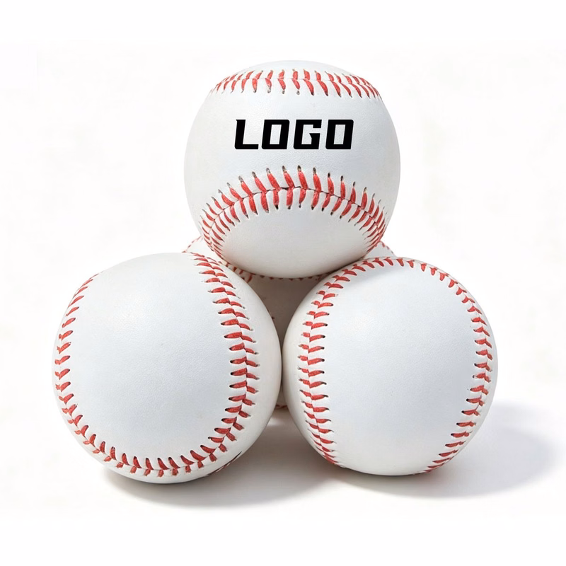 Durable PVC Synthetic Leather Baseballs with Cork Center
