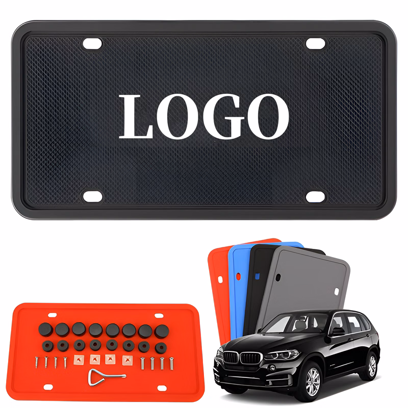 Silicone Rust Proof License Plate Frame