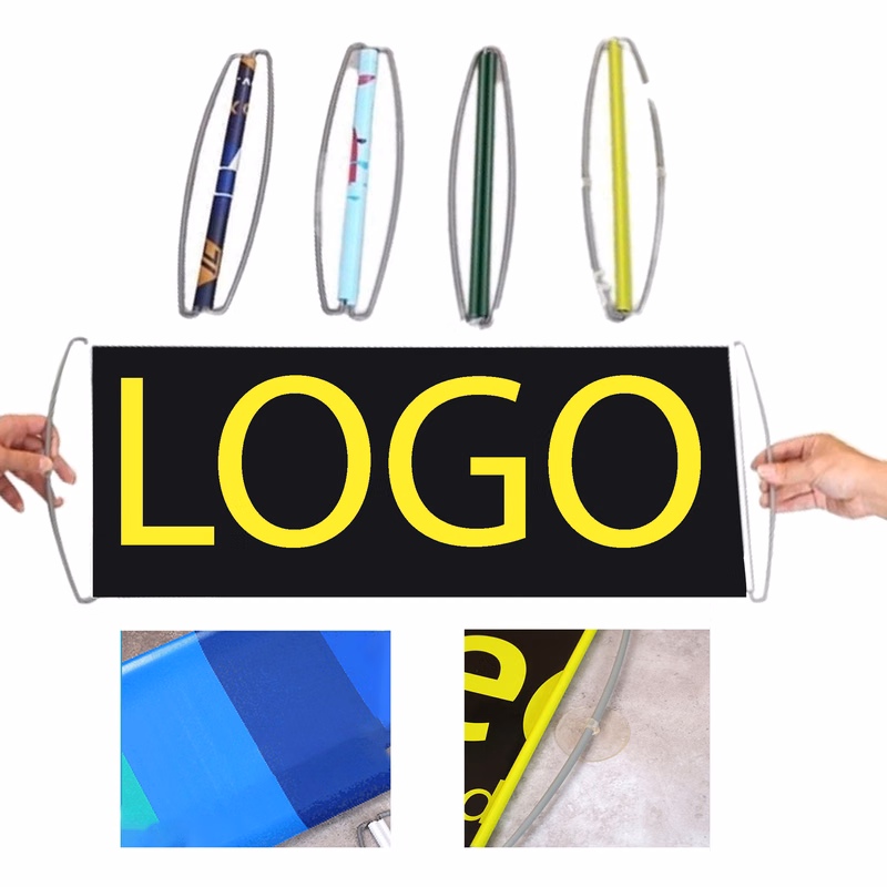 Portable & Retractable Handheld Banner Flag