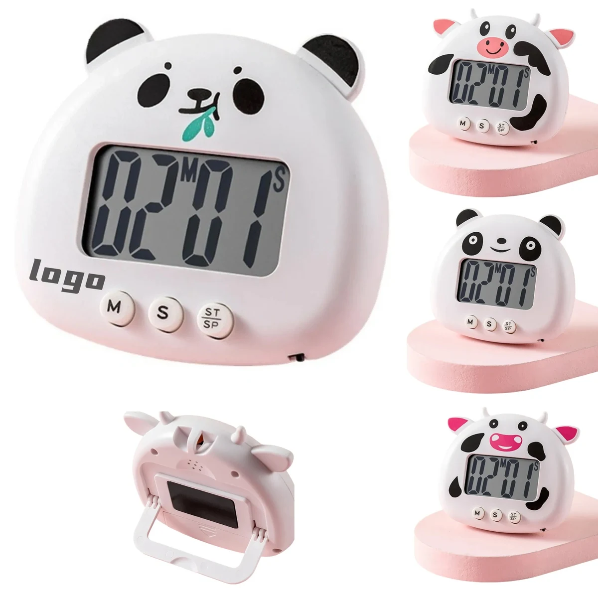 Cartoon Animal Digital Timer Magnetic Family Kitchen Promo 1
