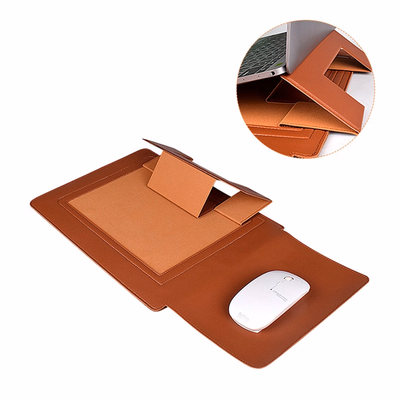 15" Multifunctional Laptop Sleeve -Stand with Mouse Mat