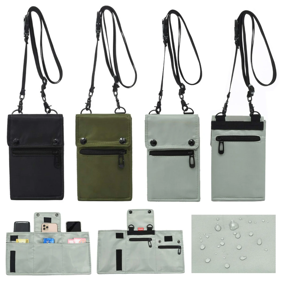 Men's mobile pocket Mini wallet stylish cross-body bag 1