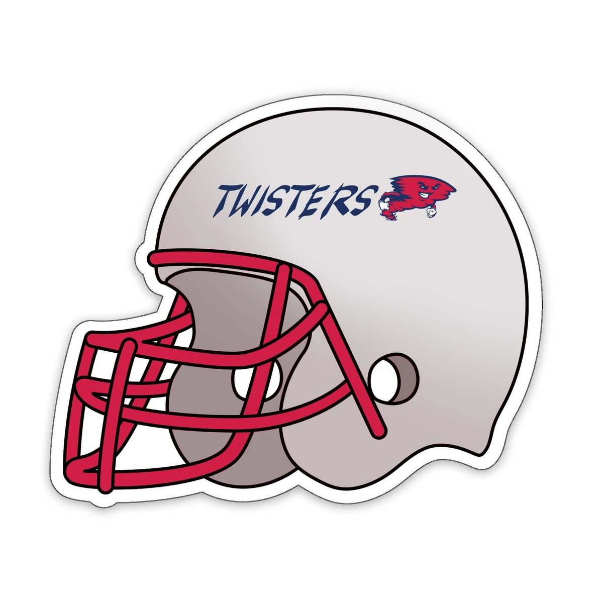 Football Helmet Shaped NoteKeeper™ Magnet 35 Mil 1
