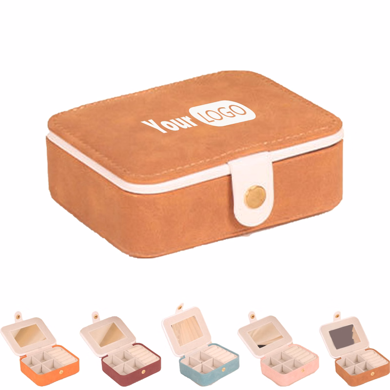 Mini Portable Jewelry Box with Mirror