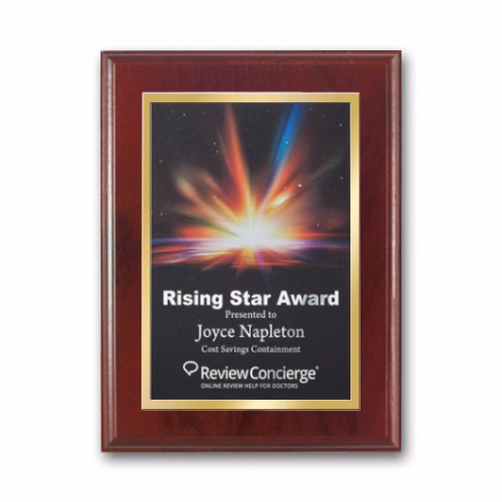 SpectraPrint™ Plaque - Mahogany Gold
