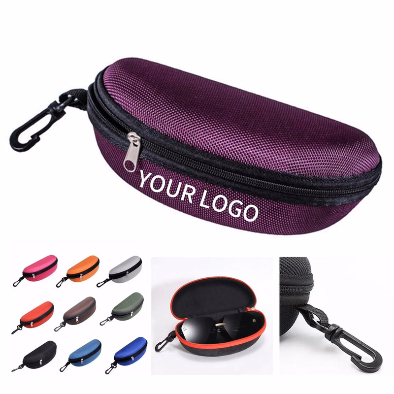 Zipper Eyewear Case with Logo Printing