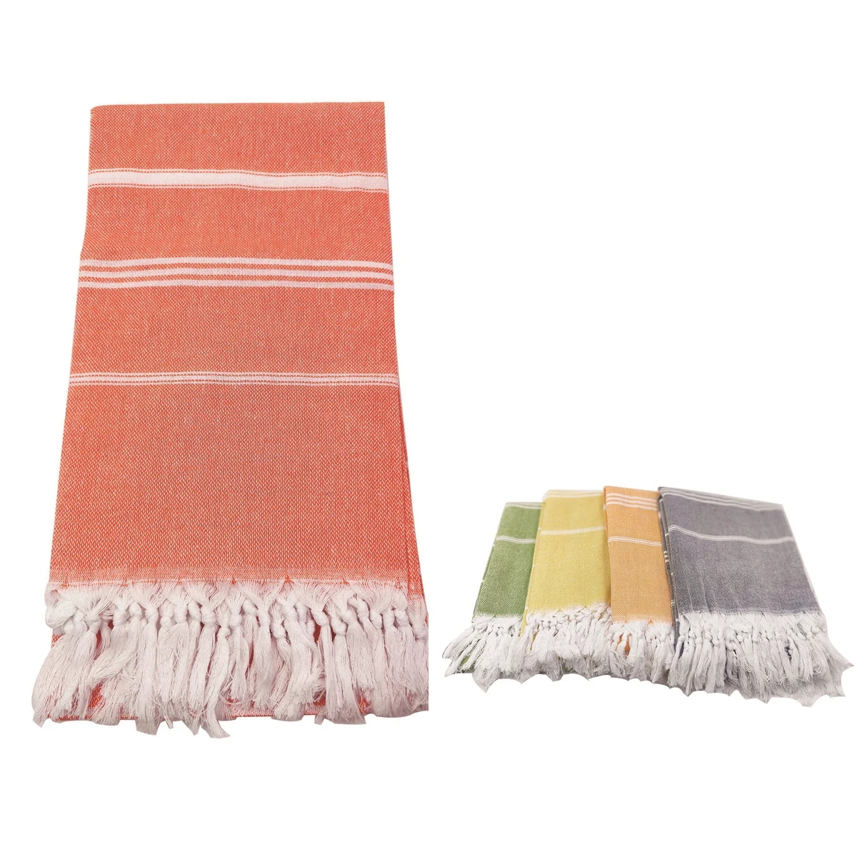 Striped Turkish Beach Towel 1