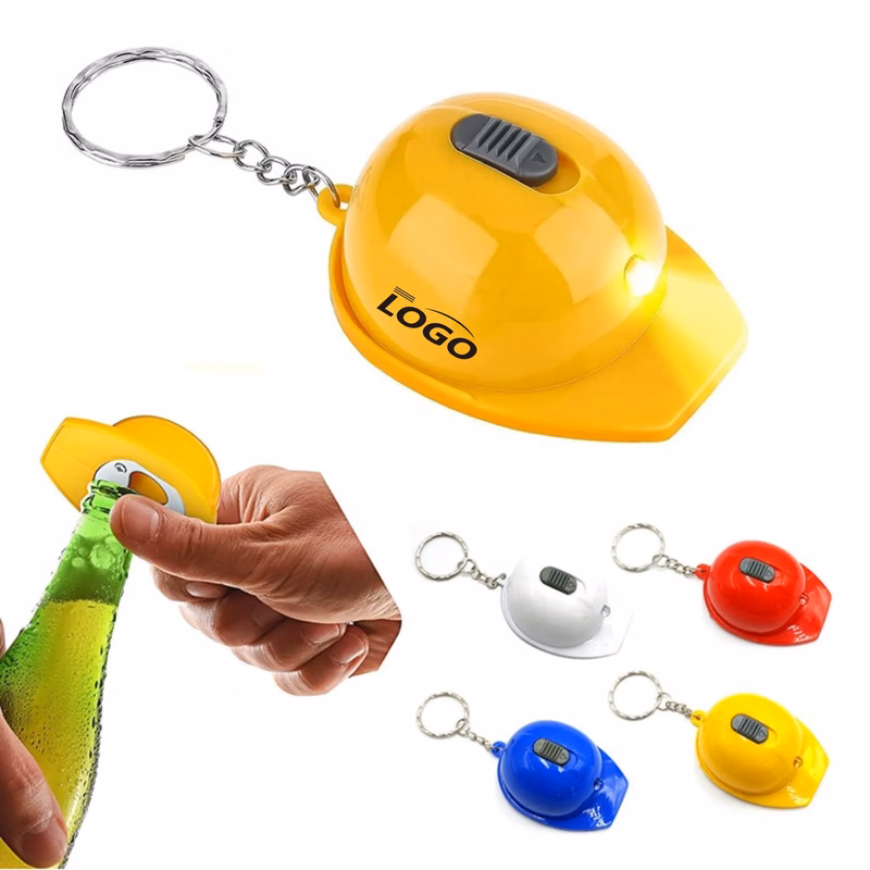 MOQ 100 Helmet Shape LED Opener