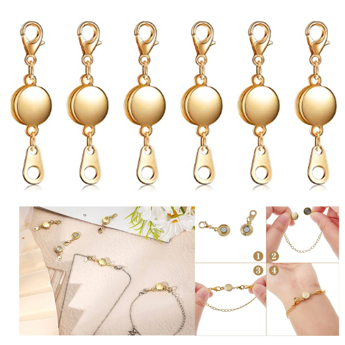 Locking Magnetic Jewelry Clasp 1