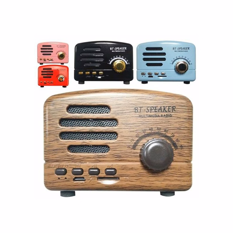 SonicWave Vintage Retro Bluetooth Speaker – Portable, Wireless & Rechargeable Music Player
