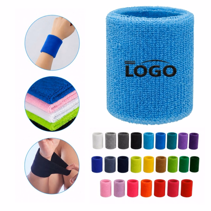 Breathable Polyester Wrist Sweatbands