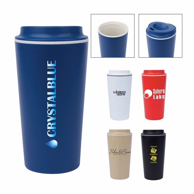 Kenzie 16 oz. Double Wall Recycled Polypropylene Coffee Tumbler