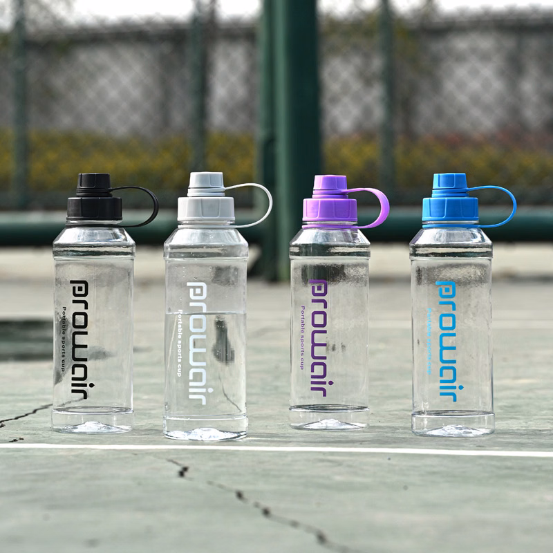 Reusable Transparent Water Bottles Sports Outdoor Activity