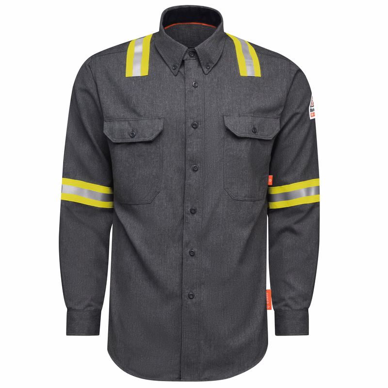 Bulwark® iQ Series Enhanced Visibility Comfort Woven Lightweight Shirt